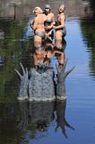 Rauma, pomnik księcia żaby i kobiet, Finlandia, Zatoka Botnicka