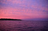 wschód słońca, Ronnholms skargard, Szwecja, Zatoka Botnicka