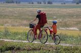 Rower, Mama z dzieckiem, Szwecja