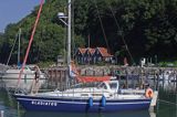 port jachtowy w Lohme na wyspie Rugia, Niemcy
