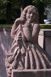 Ryga, rzeźba w parku, Łotwa