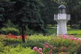 Ryga, latarenka morska w parku, Łotwa