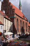 Ryga, luterańskim kościół św. Jana, Stare Miasto, Łotwa