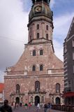 Ryga, kościół św. Piotra, Sv. Peterbaznica, Stare Miasto, Łotwa