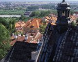 Sandomierz, panorama, rzeka Wisła, Polska