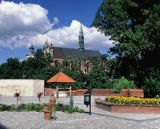Sandomierz, katedra, widok z dziedzińca zamku