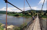 rzeka San, mostek koło wsi Wara, Pogórze Dynowskie