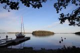 port jachtowy przy wyspie Seliskeri, Finlandia, Zatoka Botnicka, Park Narodowy
