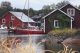 wioska rybacka Skeppsmaln, Szwecja, Zatoka Botnicka, Hoga Kusten, Wysokie Wybrzeże