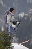 zima, skitouring w Tatrach, Tatrzański Park Narodowy Murań, widok z Murzasichla