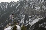 zima, skitouring w Tatrach, Tatrzański Park Narodowy Murań, widok z Murzasichla