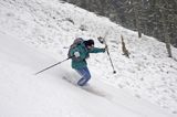 zima, skitouring w Tatrach, Tatrzański Park Narodowy Murań, widok z Murzasichla