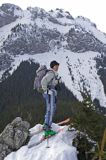 zima, skitouring w Tatrach, Tatrzański Park Narodowy Murań, widok z Murzasichla