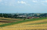 śląsk opolski, panorama wsi Łany