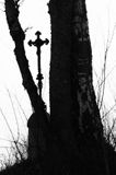 Krzyż na starym cmentarzu, Sokołowa Wola, Bieszczady