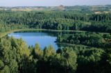 jezioro Jaczno Suwalski Park Krajobrazowy widok na Cisową Górę