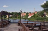 Szczytno, pomost nad jez.Domowym D, Mazury