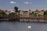 Szczytno, pomost nad jez.Domowym D, Mazury