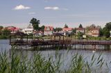 Szczytno, pomost nad jez.Domowym D, Mazury