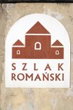 Znak szlaku romańskiego