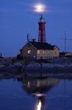 wyspa Utklippan, latarnia morska, szkiery koło Karlskrony, Blekinge, Szwecja