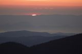 Tatry wschód słońca z Królowej Rówień