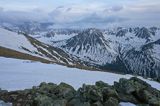 Tatry widok na południe ze Skrajnej Turni