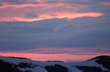 Tatry Zachód słońca za Małym Kościelcem