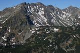 Słowackie Tatry Zachodnie, widok z Grzesia