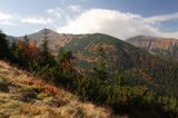 Tatry jesień widok z Myślenickich Turni na Kondratowy Wierch