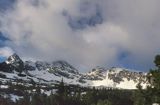 Tatry, Kościelec, Świnica, Pośrednia i Skrajna Turnia, widok z Doliny Gąsienicowej