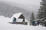 przy szałasie na Rusinowej Polanie, Tatry