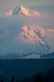 zima, widok na Tatry Wysokie Słowackie z Murzasichla