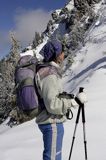 zima, skitouring w Tatrach, Tatrzański Park Narodowy Murań, widok z Murzasichla