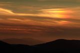 Zachód słońca z Połoniny Wetlińskiej, Bieszczady