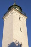 Latarnia morska, wieża kościelna na wyspie Tuno, Kattegat, Dania