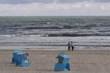 plaża w Ahlbeck na wyspie Uznam, Niemcy