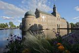 Zamek Vadstena nad jeziorem Vattern, Szwecja
