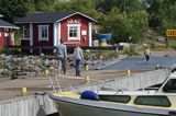 Wioska rybacka i port na wyspie Vano, Archipelag Turku, Szkiery Fińskie, Finlandia