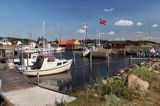Port na wyspie Veno, Limfjord, Jutlandia, Dania