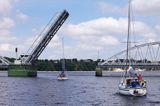Zwodzony most Vilsund, Limfjord, Jutlandia, Dania
