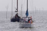 na ´brzózkowym´ szlaku na Waddenzee koło wyspy Baltrum, Wyspy Wschodnio-Fryzyjskie, Waddenzee, Niemcy, s/y Griend, Morze Wattowe