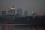 Warszawa Panorama z mostu Siekierkowskiego