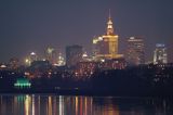 Warszawa Panorama z mostu Siekierkowskiego