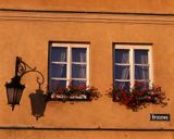 Warszawa, Stare Miasto, okna kamienicy przy Brzozowej