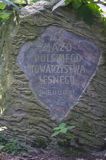 tablica pamiątkowa zjazdu leśników, Woliński Park Narodowy, Wyspa Wolin, deptak
