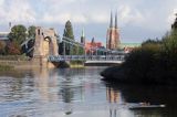 Wrocław, Most Grunwaldzki, rzeka Odra, Katedra
