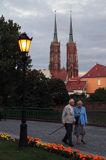 Wrocław, widok z Wyspy Piasek na Archikatedrę