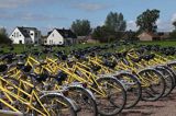 Wypożyczalnia rowerów na wyspie Ven, Hven, Sund, Szwecja