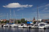 Ystad marina, Szwecja Południowa, Skania, Bałtyk